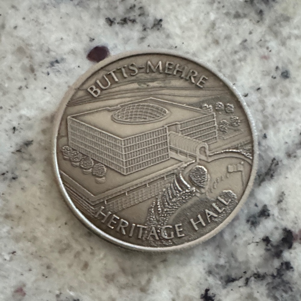 1987 UGA Football Schedule Coin